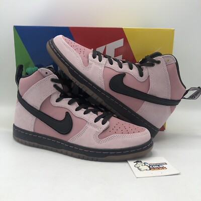 Nike SB Dunk High Pro KCDC DH7742-600 Size 8.5 Pink Black Pig Pigeon Halloween