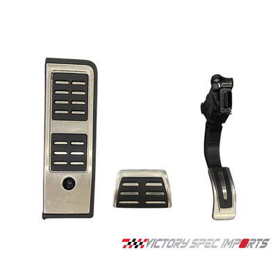 16-23 Audi OEM ✅ A5 S5 Q5 SQ5 RS5 Gas Brake Pedal Foot Rest Aluminum Cover Set