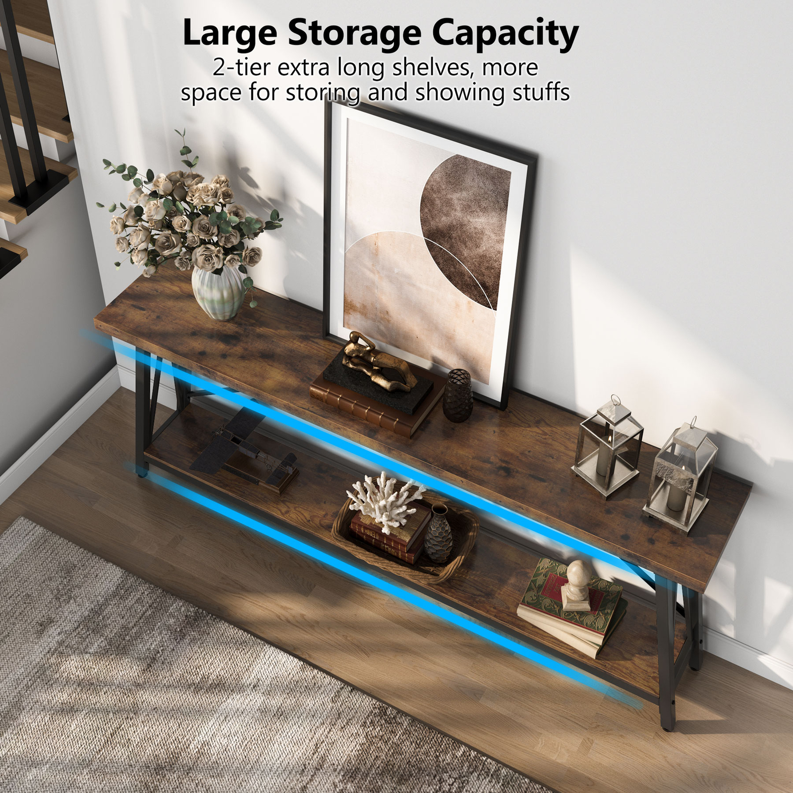 Wayfair Kitchen Console Table 70.9 Inch Extra Long Console Table ...
