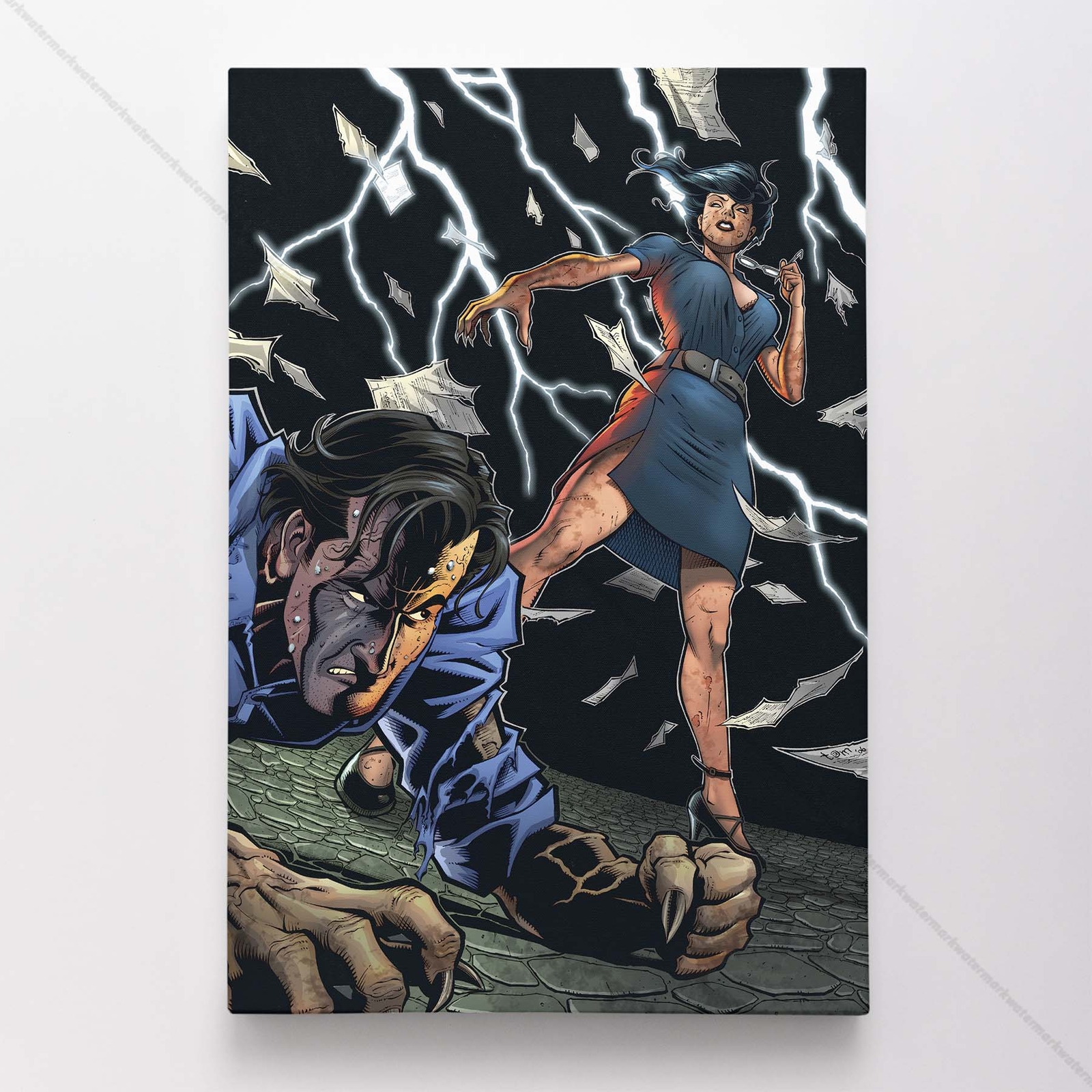 Army of Darkness Poster Canvas Evil Dead Ash Movie Art Print #093