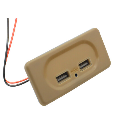 12V-24V Dual USB PD QC3.0 Car Boat RV Fast Charger Socket LED Power Outlet Panel