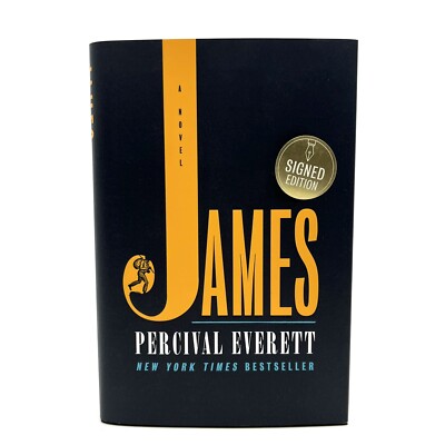 James, A Novel by Percival Everett Barnes & Noble SIGNED EDITION STICKER FLAW