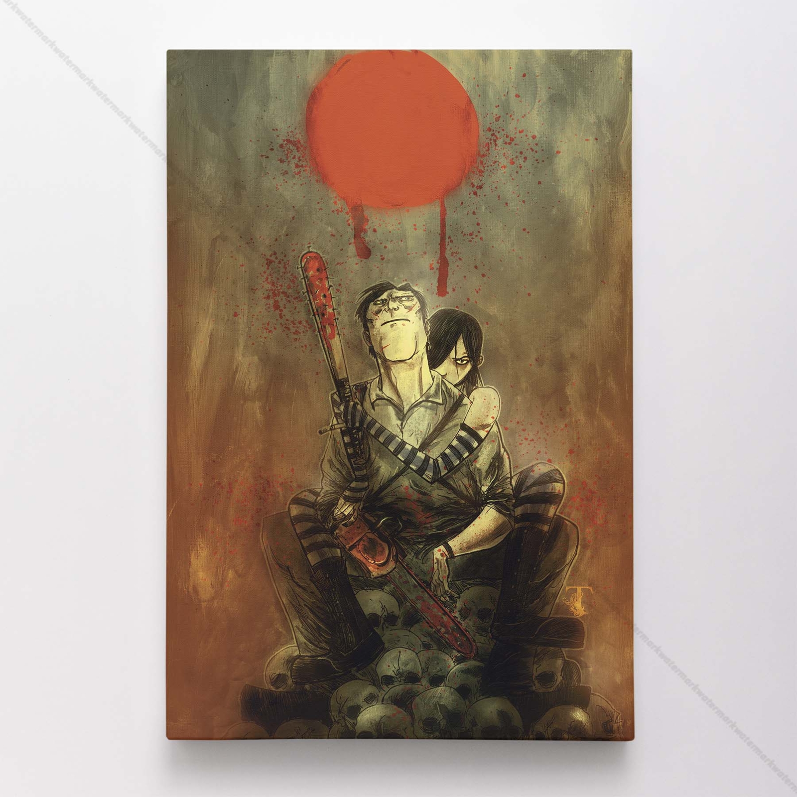 Evil Dead Poster Canvas Army of Darkness Ash Movie Art Print #222