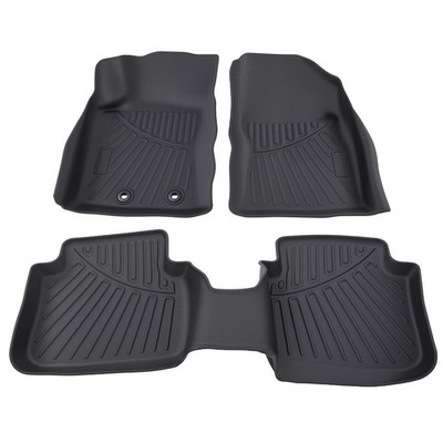 Black TPE Floor Mats for Subaru Impreza/Crosstrek 24-25 Car Carpet All Weather