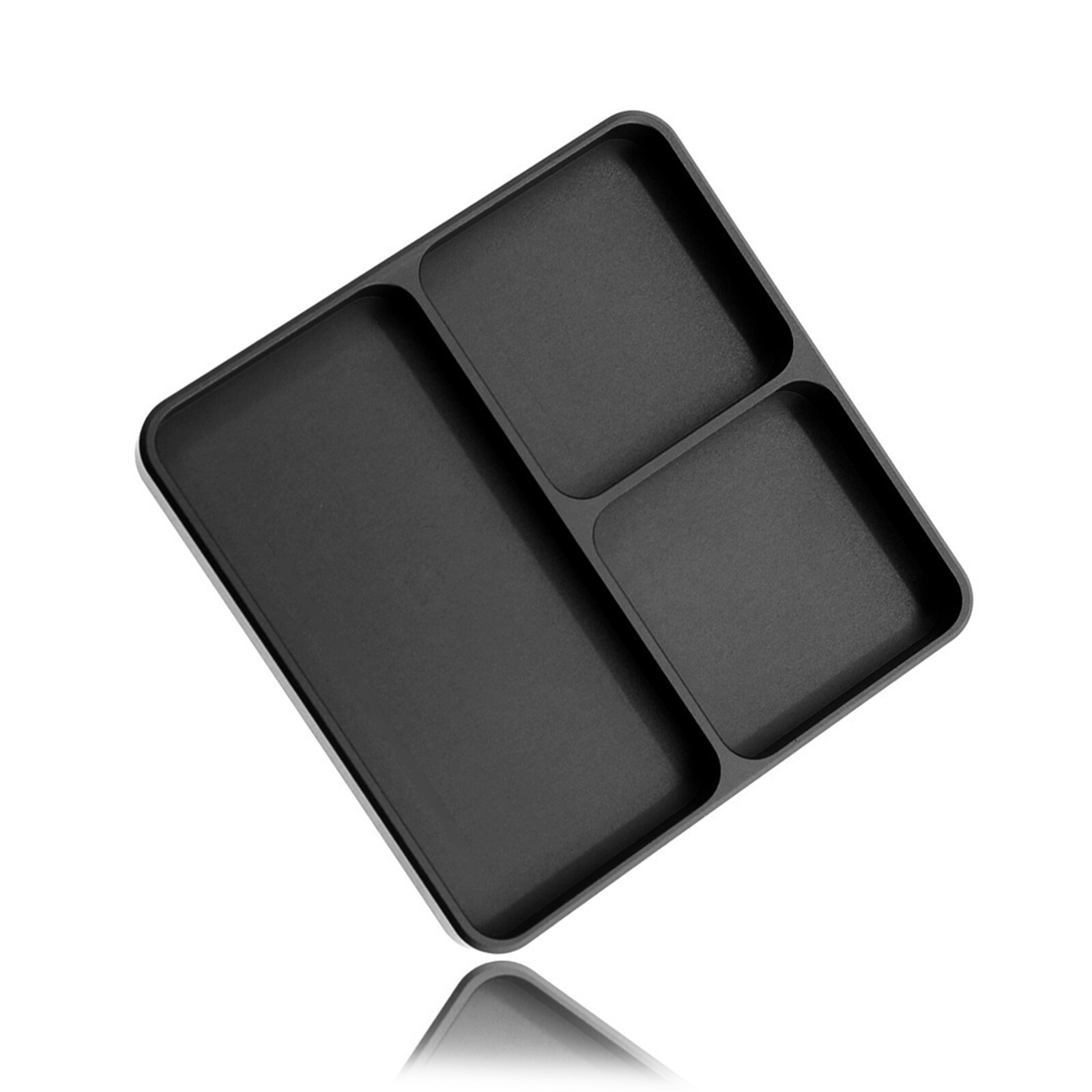 Metal Screw Tray Magnetic Tool Storage Plate Square Maintenance Box for RC Car