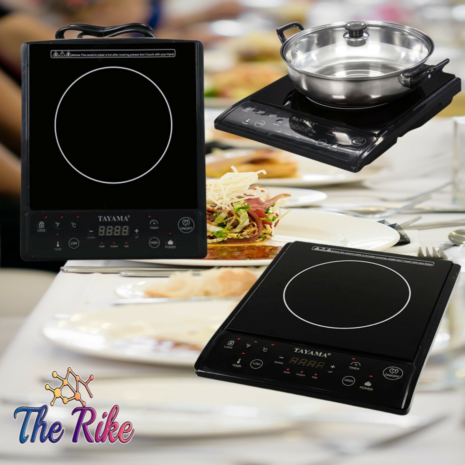 Eight Hour Timer Automatic Led Display Panel Induction Cooker
