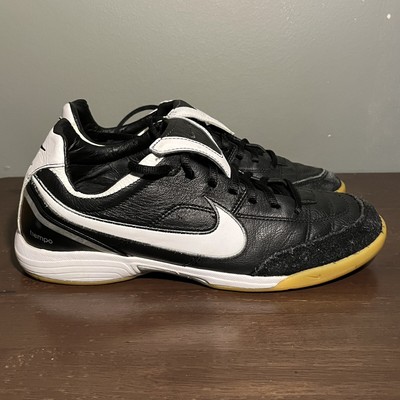 NIKE MEN'S TIEMPO MYSTIC II 2 BLACK WHITE INDOOR SOCCER SHOES 317591-011  SIZE 7のeBay公認海外通販｜セカイモン