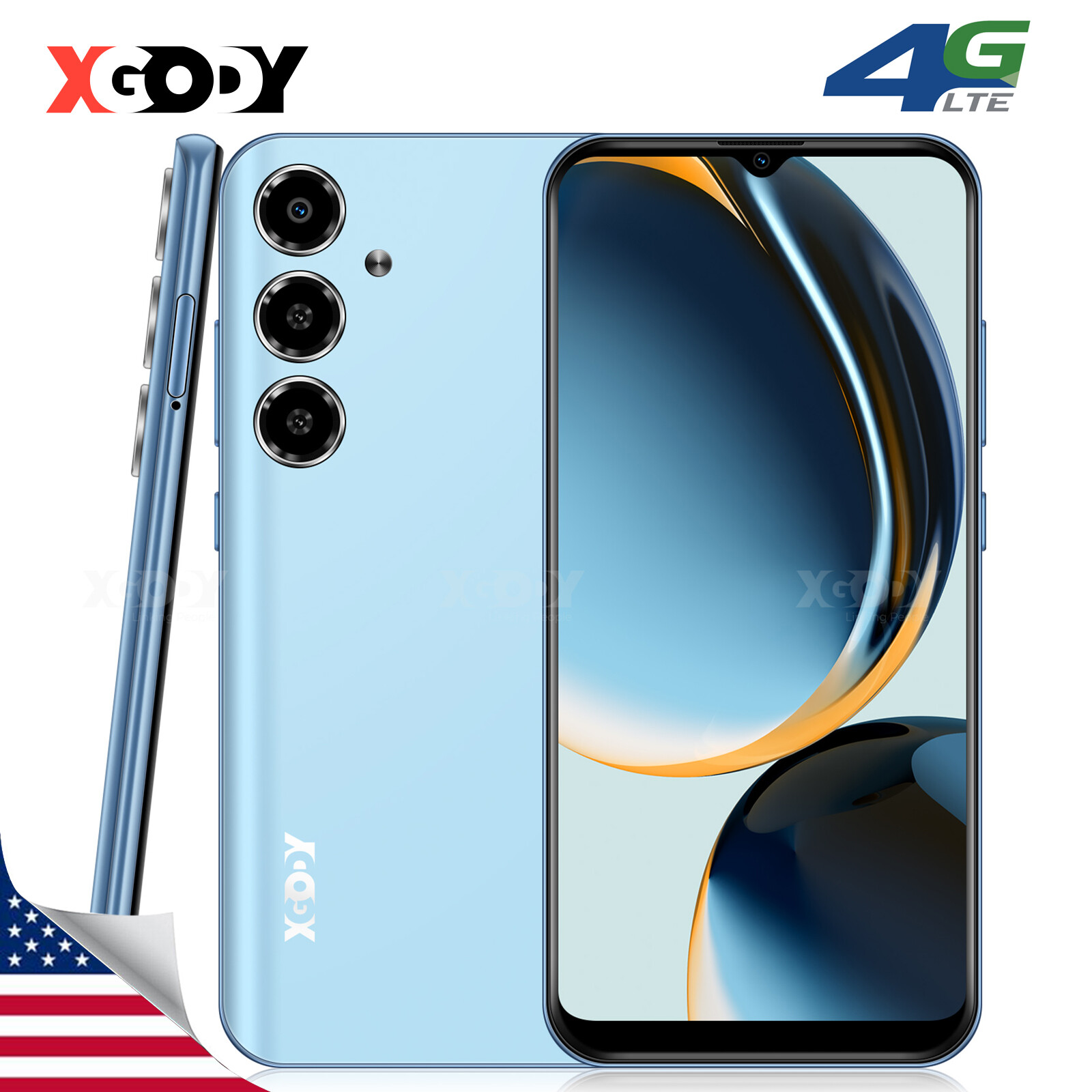XGODY 2023 4G LTE Android Cell Phone 6.5" Unlocked Smartphon