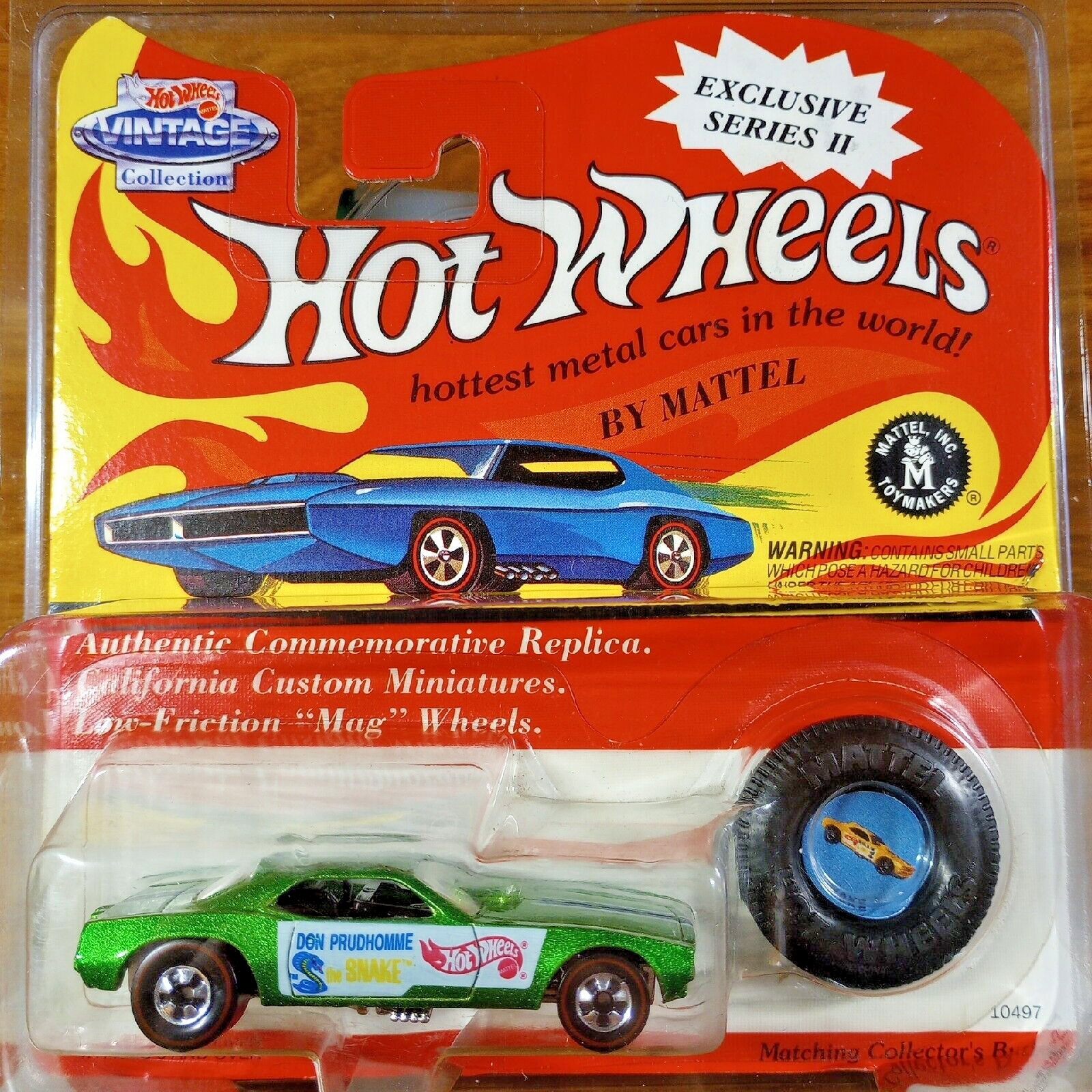 【限定品】 Hot Wheels Vintage Collection Redline Snake Green Exclusive ミニカー
