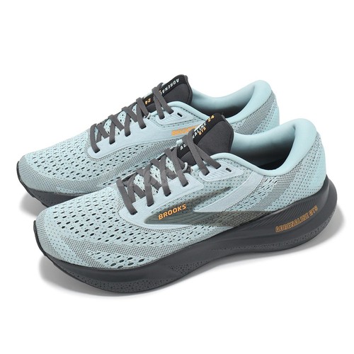 Brooks Adrenaline GTS 24 Winter Sky Ebony Orange Men Running Shoes 1104371D-416