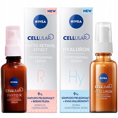 NIVEA Cellular Hyaluron 30ml serum+Cellular Phyto Retinol Effect 30ml serum