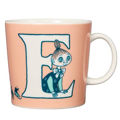 Arabia Moomin Mug 0.4L Alphabet Collection E Tableware Kitchenware Japan New