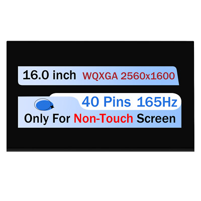 16.0'' For ASUS ROG Zephyrus M16 GU603ZM GU603ZW GU603ZX LCD Screen 165Hz 2.5K