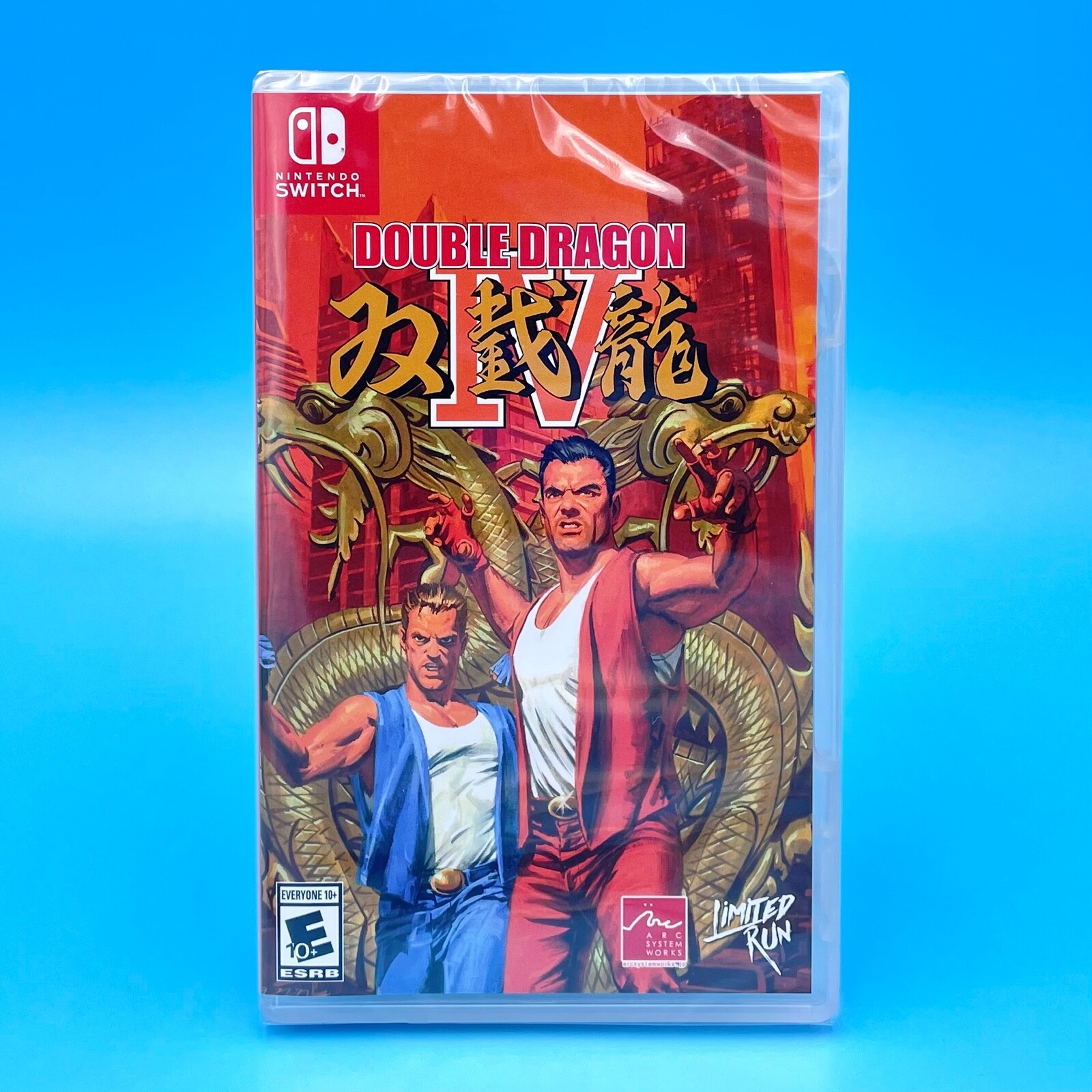 Double Dragon IV 4 (Switch) Variant Cover Limited Run Games