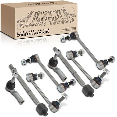 8x Front & Rear Sway Bar Link Tie Rod End for Land Rover Discovery Range Rover