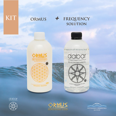  KIT SUPER FOOD MONOATOMIC GOLD ORMUS+FREQUENCY SOLUTION W/GOLD, ZINC & COPPER