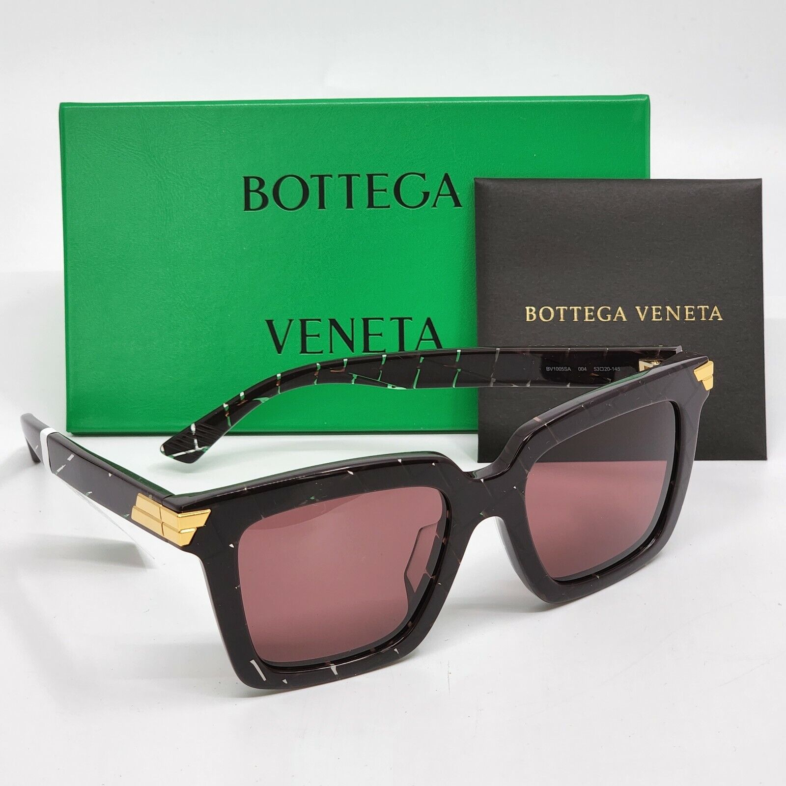 Pre-owned Bottega Veneta ? Unapologetic Bv1005s Women's Sunglasses Burgundy/pink Lenses