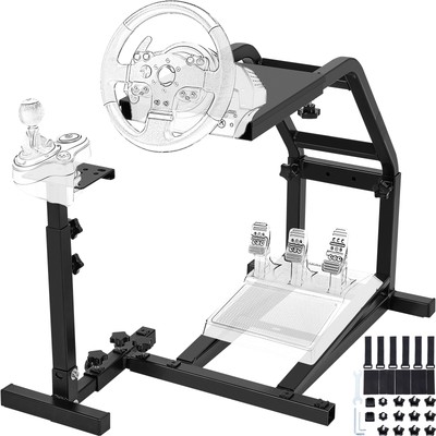 Support de Volant de Course Acier au Carbone Hauteur Réglable 57 - 72,5 cm