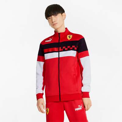 

Puma Sf Sds Track FullZip Jacket Мужская красная повседневная спортивная верхняя одежда 53372602, Красный, Puma Sf Sds Track FullZip Jacket