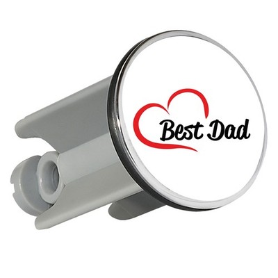 Waschbeckenstöpsel Best Dad Heart Geschenkidee Best Dad Geschenk Präsent Mitbrin
