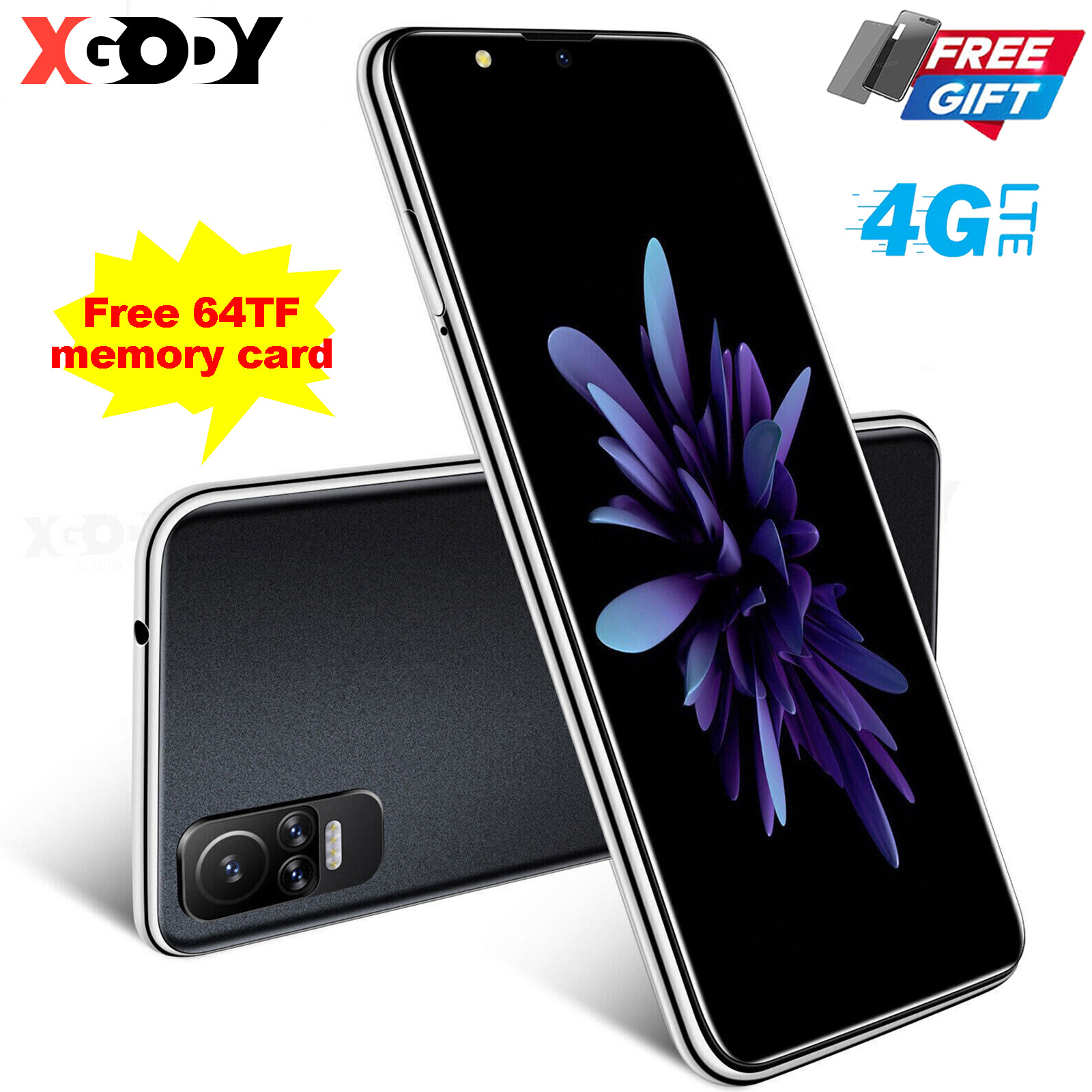 2023 New Unlocked Smartphone Android Quad Core Dual SIM GPS Phablet Cell Phone