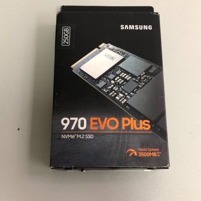 Samsung 970 EVO Plus 3500MB Read Speed NVMe M.2 250GB Internal Solid State Drive