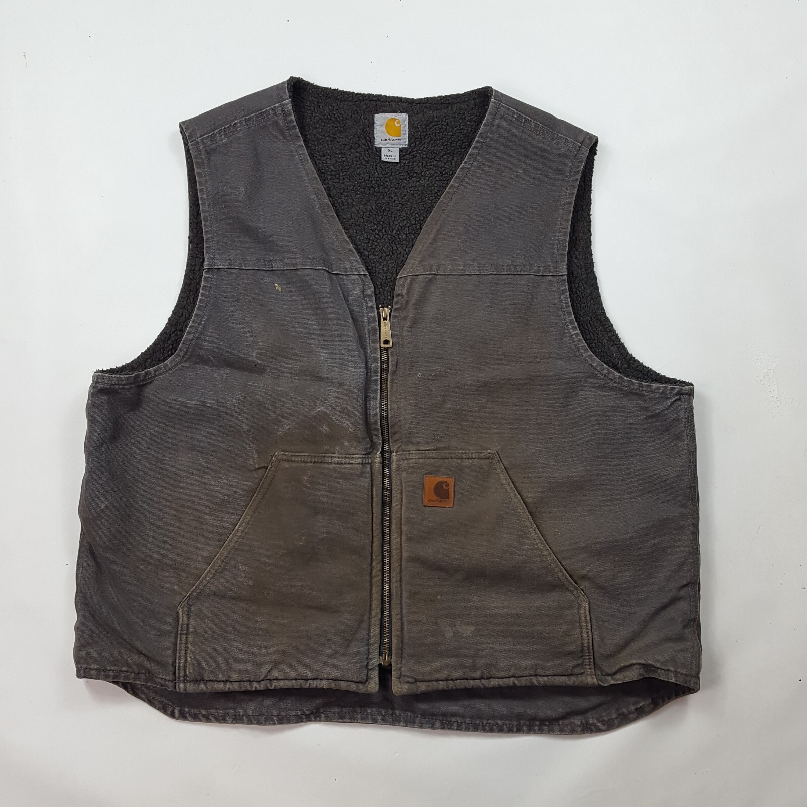 トップス 80s carharrt active vest black Carhartt-WIP Unity Vest - Black Heavy Enzyme Wash | Urban