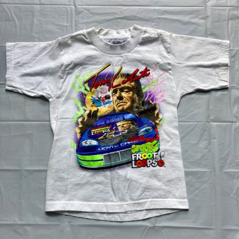 Vintage RARE Terry Labonte 1997 Spooky Froot Loops! T-Shirt Youth 6/8 NASCAR