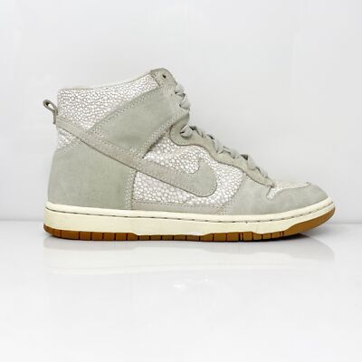 

Nike Womens Dunk High Skinny Premium 472488-005 Серые повседневные кроссовки кроссовки 7.5, Серый, Dunk High Skinny Premium