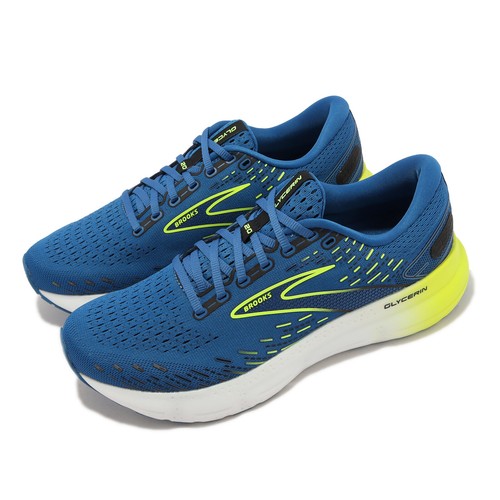 

Мужские шоссейные кроссовки Brooks Glycerin 20 BLUE / NIGHTLIFE / WHITE 110382-1D-482, Синий, Glycerin 20
