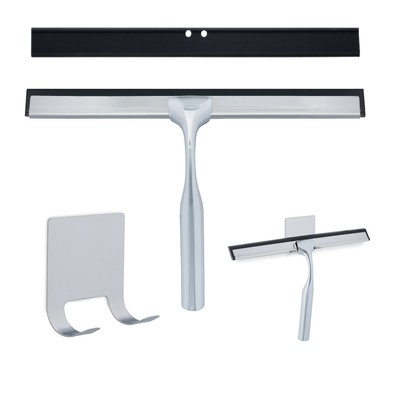 douchewisser rvs - trekker voor douche - douchetrekker - raamwissser ophanghaak