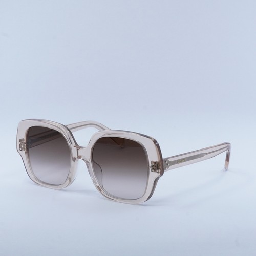 Pre-owned Celine Cl40241f 72f Transparent Pink/brown Gradient 55-19-140 Sunglasses
