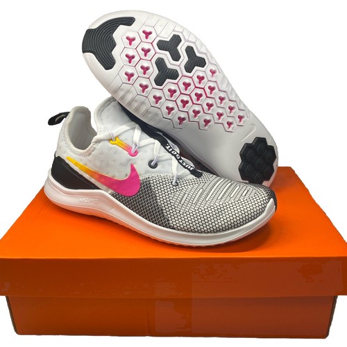 Nike Free TR 8 Laser Fuchsia Training Shoes White Black