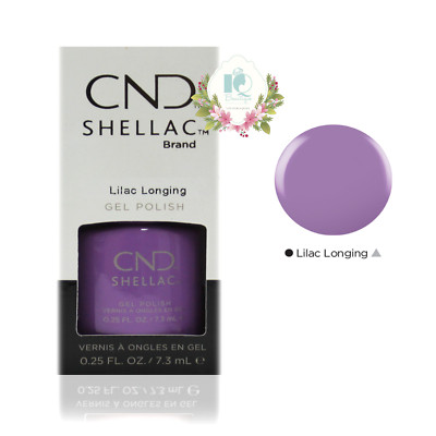 CND Shellac UV Gel Polish 0.25 oz NIB Lilac Longing
