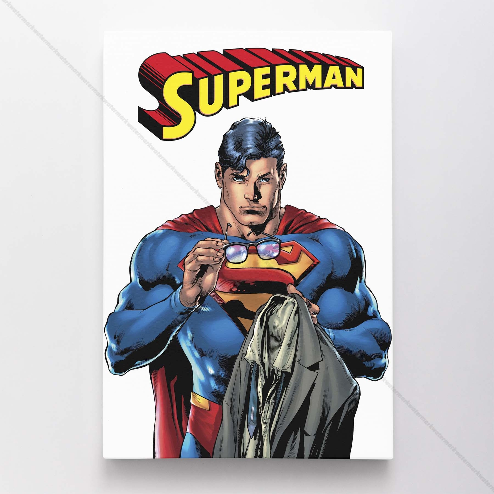 Superman Poster Canvas DC Comic Book Cover Justice League Art Print #3930