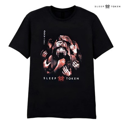 Official Sleep Token Grabbing Hands Goth Alt Occult Emo Punk Rock Skater T-Shirt
