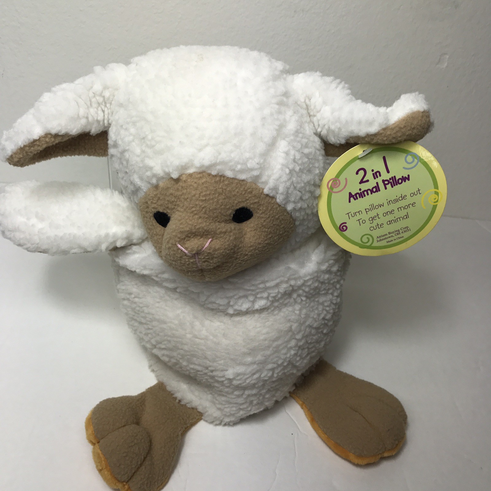 2 in 1 Animal Pillow Lamb and Duck, Atrium Buying Corp. 14