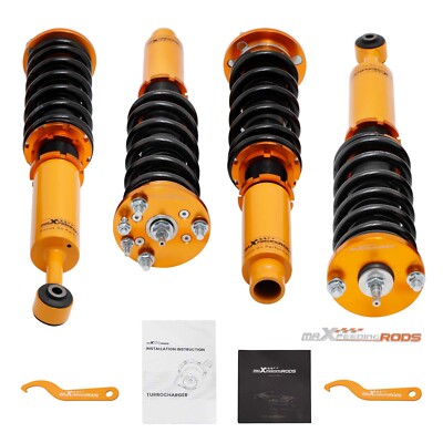 Maxpeedingrods Coilovers 24 Way Adjustable Damper Shocks Kit For ACURA TSX 04-08