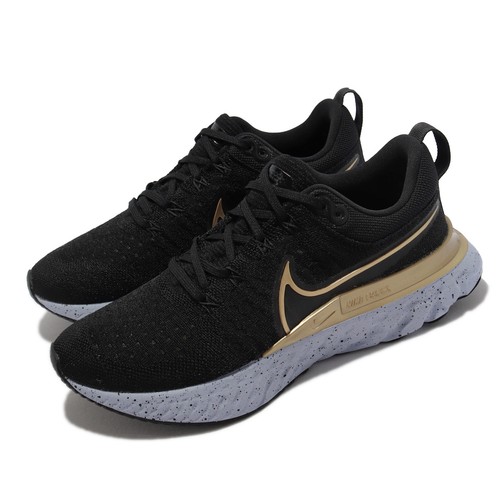 

Женские кроссовки Nike Wmns React Infinity Run FK 2 Black Gold CT2423-009, Черный, Wmns React Infinity Run Fk 2