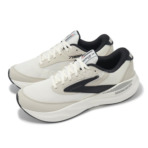 Brooks Adrenaline GTS 24 Coconut Silver Lining Black Men Running 1104371D-154