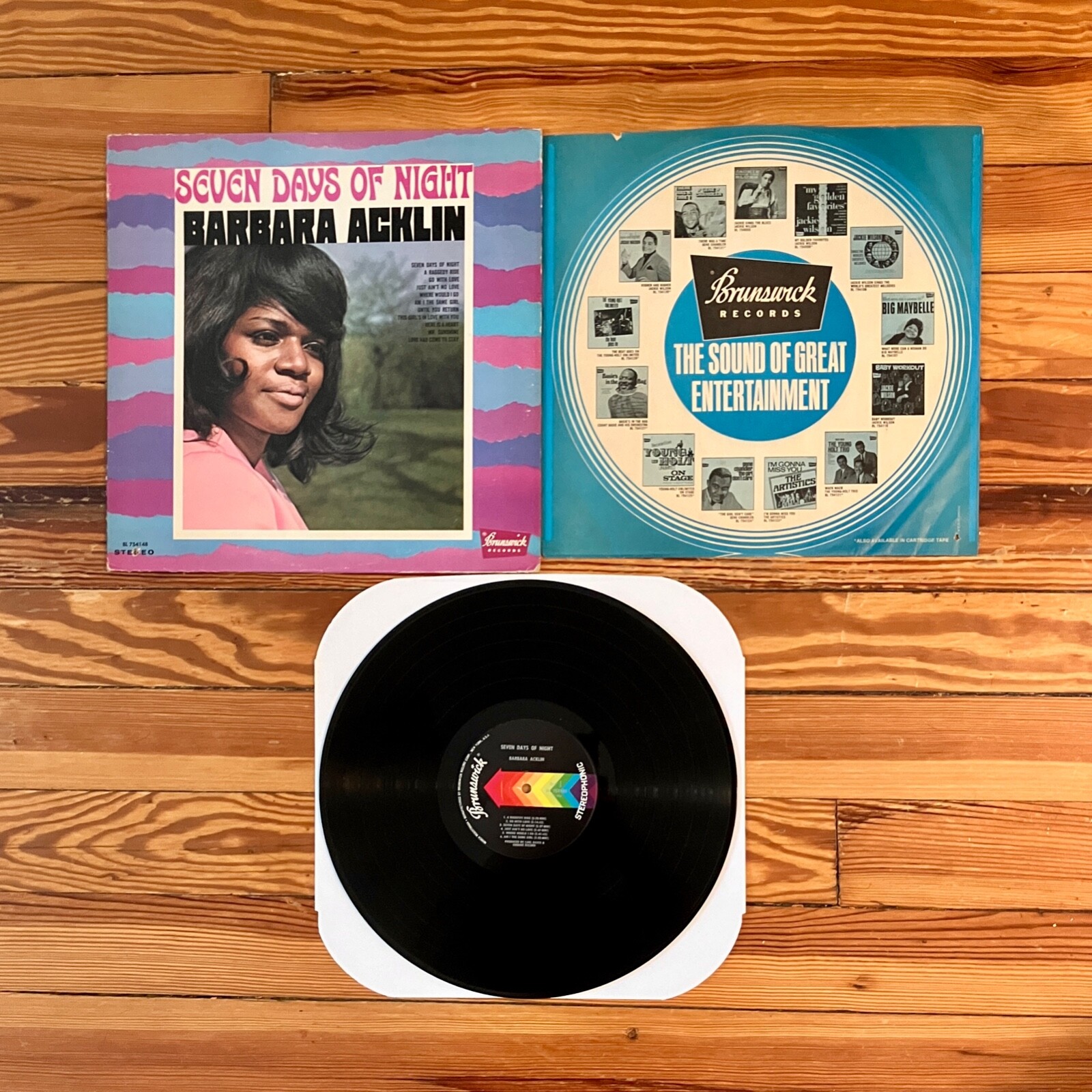 Barbara Acklin: Seven Days of Night LP Vinyl US Brunswick