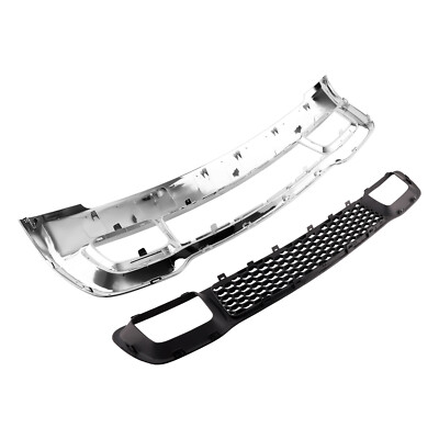 2x Front Bumper Grille Chrome Frame for Jeep Grand Cherokee 2014-2016 68143105AC
