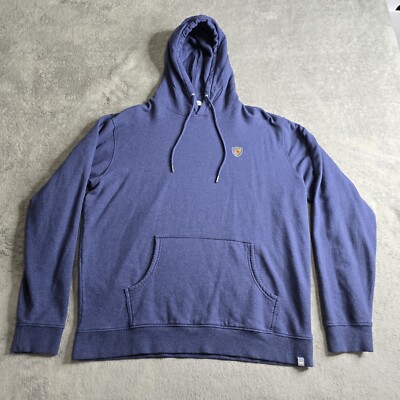 Peter Millar Hoodie Mens L Blue Lava Wash Pullover Southern Highlands Golf EUC