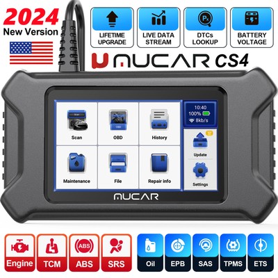 Check Engine OBD2 Scanner ABS SRS Transmission Diagnostic Scan Tool Code Reader
