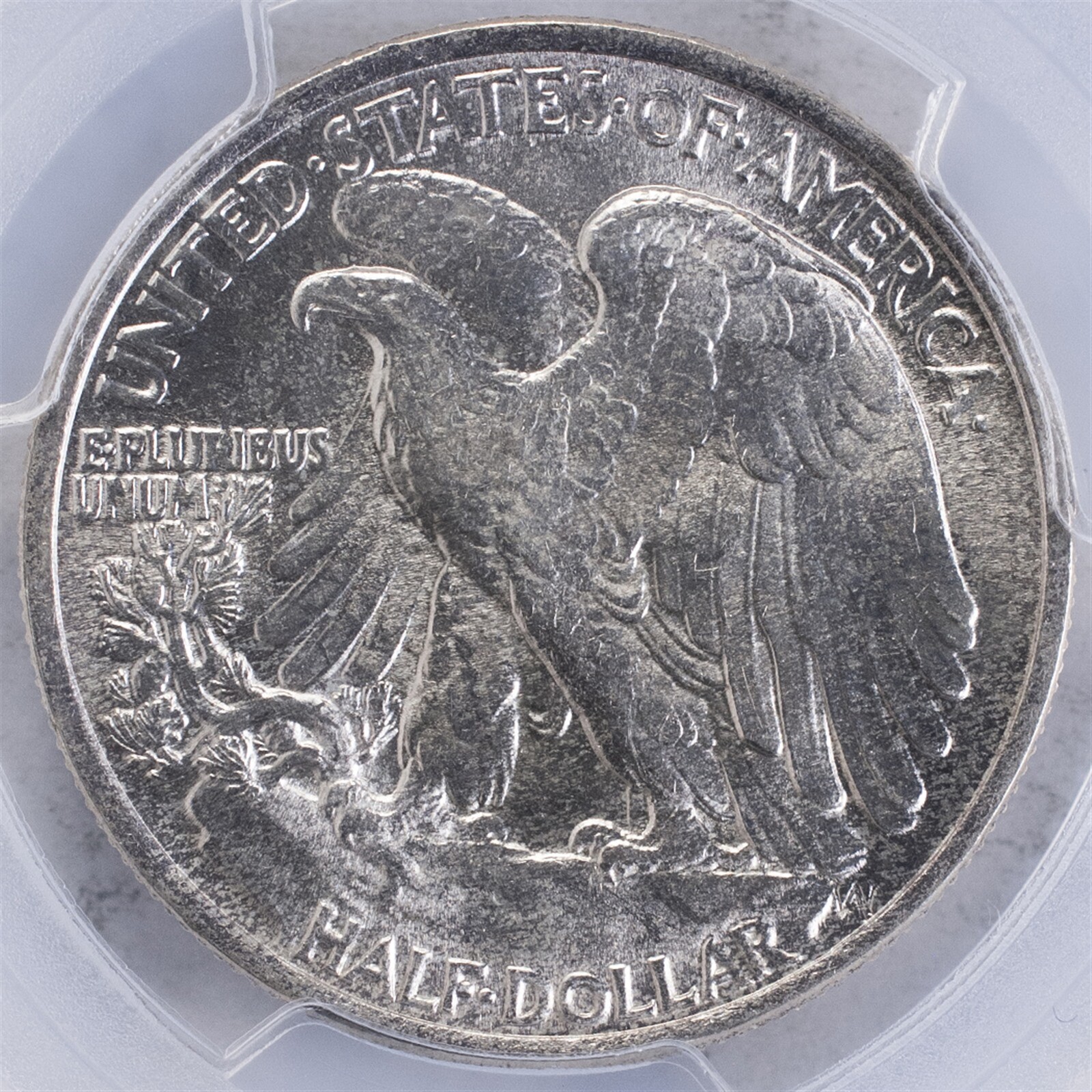 1943 Walking Liberty Half PCGS MS66 Touch of Light Rose Toning