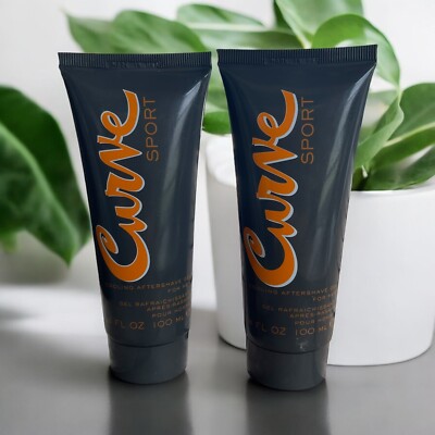 Curve Sport l Cooling Aftershave Balm for Men l 3.4 oz (2 Pk)