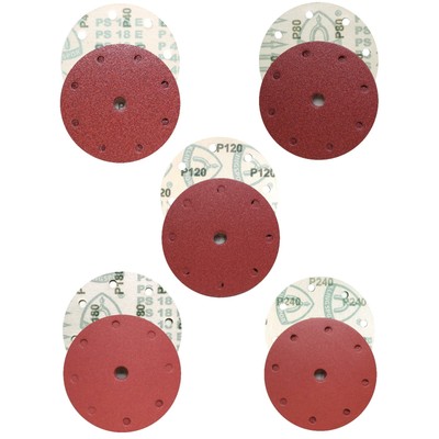 Set 50s set klingspor macinazione fette di macinazione da 150 mm Festo perforazione P40-240