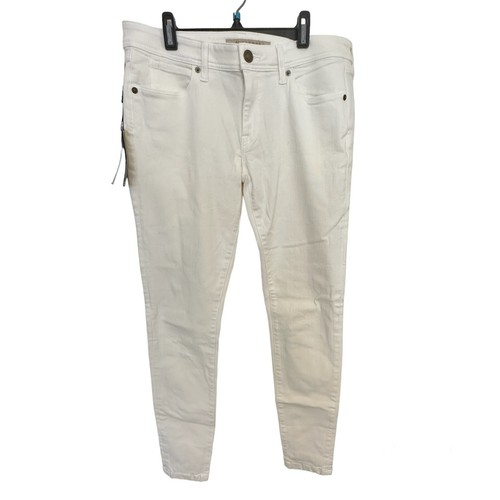 Burberry Brit チノパン 38L US アイボリー Burberry Brit Cotton Stretch Blend New Classic Check Button