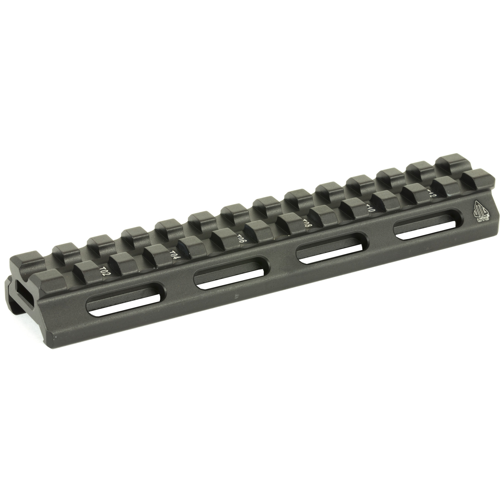 Leapers Inc UTG Super Slim Picatinny Riser Mount 1/2 Height 13 Slot Black Finish