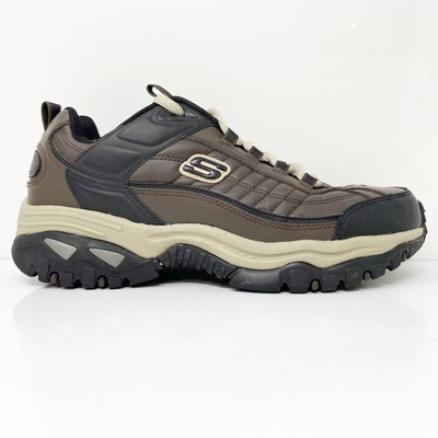 

Skechers Mens Energy Afterburn 50081EW Коричневая повседневная обувь Кроссовки Размер 9.5, Коричневый, Energy Afterburn